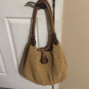 Brighton woven straw handbag